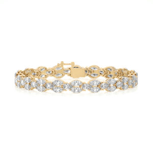 Marquise & Pear Shape Diamond tennis Bracelet, 12.0 CTW