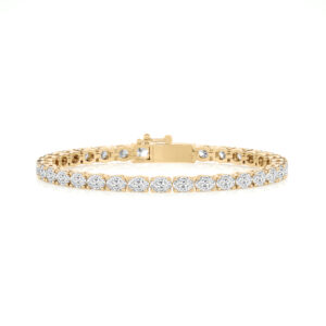 Oval Cut Diamond Tennis Bracelet, 7.50 CTW